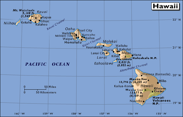 Windward Islands Map. hawaii-map-2.gif - 28210 Bytes